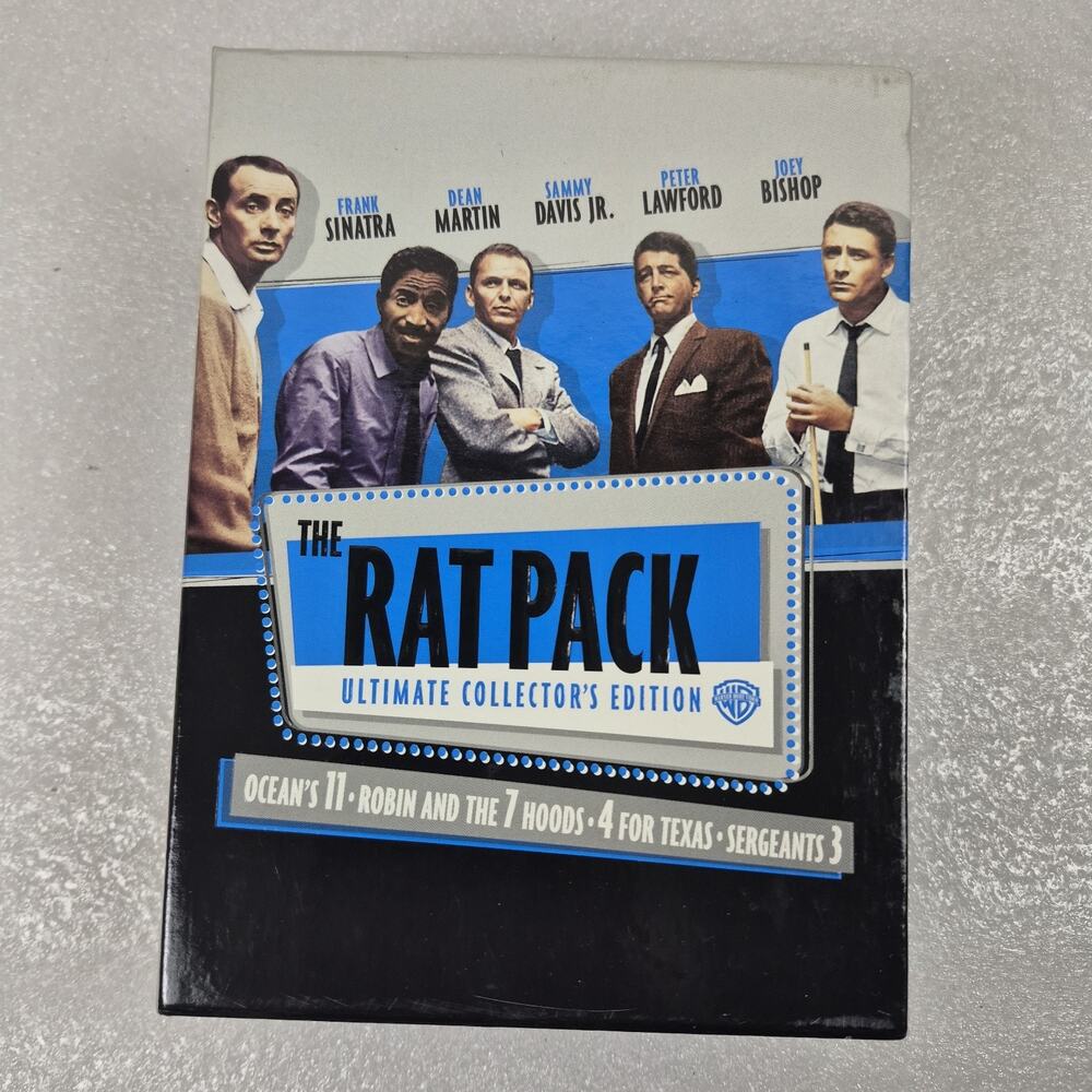 The Rat Pack Ultimate Collectors Edition (DVD, 4-Discs) With New Playing Cards